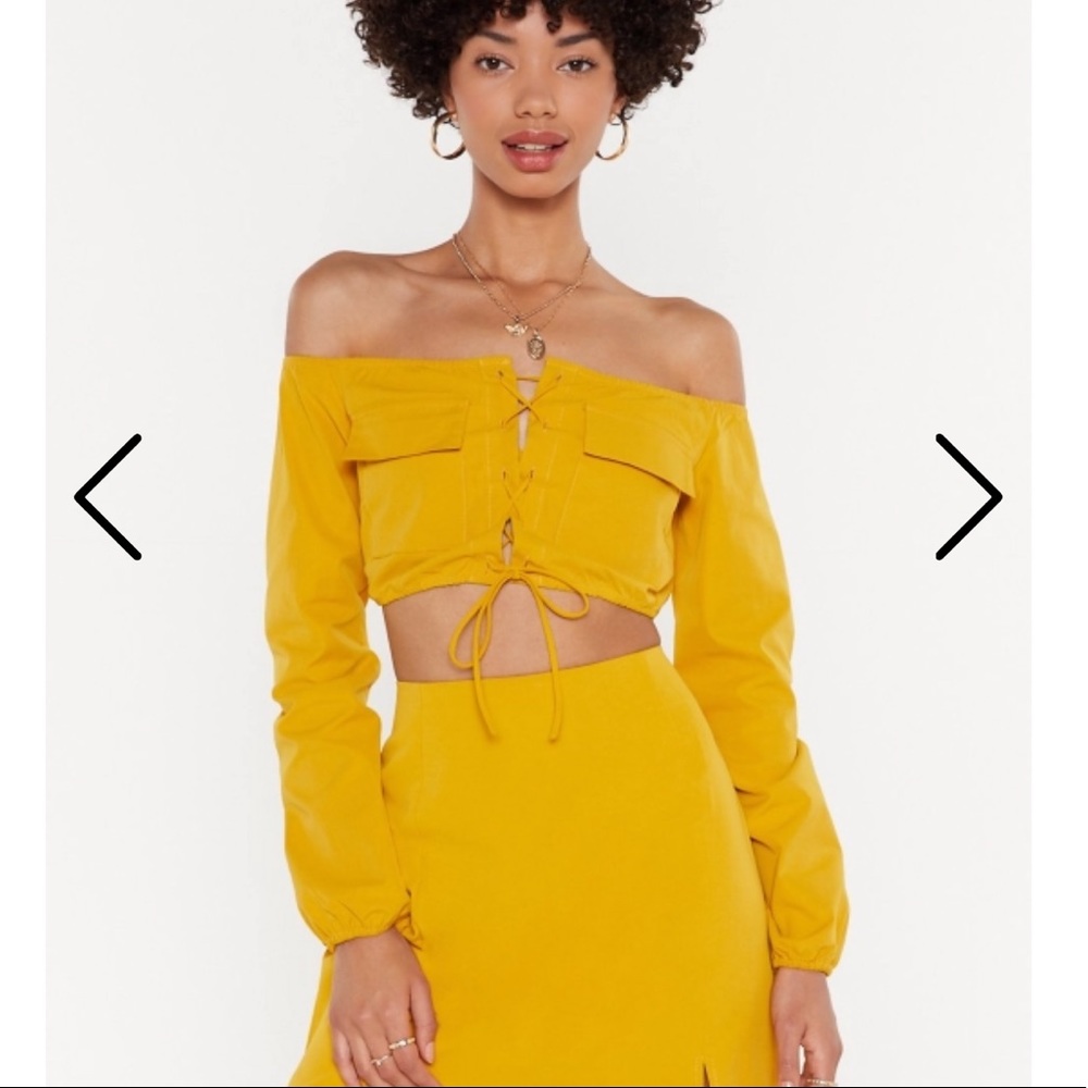 NASTY GAL crop top NWT